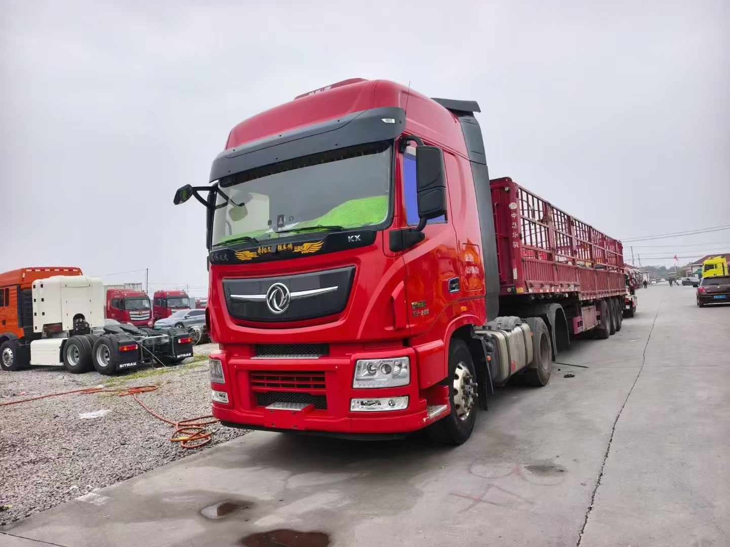 二手東風(fēng)天龍牽引車，二手牽引車市場(chǎng)
